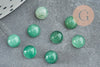 Green aventurine round cabochon, round cabochon, natural aventurine, stone cabochon, creation, 6mm, natural stone, G0174