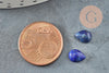 Lapis Lazulis drop dome cabochon, drop cabochon, natural lapis, jewelry making, natural stone, 8x6mm, unit, G2274