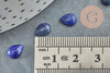 Cabujón de cúpula de gota Lapis Lazulis, cabujón de gota, lapislázuli natural, piedra natural, 8x6 mm, X1 G2274