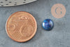 Round blue lapis lazulis cabochon 8mm, creative supplies, round cabochon, stone cabochon, natural lapis lazulis, natural stone-G0394