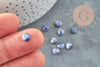 Cabochon rond sodalite bleue, fournitures créatives, cabochon rond,sodalite naturelle,6mm, pierre naturelle, X1 G0172