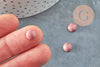 Smooth round rhodochrosite cabochon 8mm, oval cabochon, natural rhodochrosite, stone cabochon, natural stone, X1 G5592