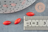 Cabochon marquise corail rouge, cabochon ovale,corail naturel, 10x8mm, création bijoux,pierre naturelle, 6x12mm, X1 G3304