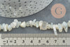 Cuentas de pepitas de piedra lunar, cuentas de pepitas, creación de joyas de piedra lunar natural, cuentas de piedra, 5-8 mm, alambre de 80 cm, X1 G5495