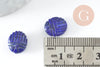 Cuenta de escarabajo de lapislázulis natural AAA 13 mm, cuenta de creación de joyería talismán de piedra natural X1 - G9233