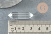 Pendentif pointe cristal transparent, pendentif bijoux, pendentif pierre, cristal de roche, pendentif cristal,40mm, X1G5161