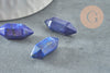 Natural undrilled lapis lazulis point 18mm, double point, polished natural stone, lapis lithotherapy jewelry creation, X1 G6368