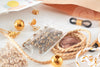Kit mix de perles chocolat Capuccino, Coffrets et kits pour la création de bijoux fantaisie DIY, le kit, G9134