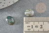 Green moss agate cabochon, oval cabochon, natural agate, 10x8mm, agate cabochon, stone jewel, natural stone, unit, G1865