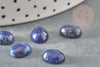 Cabochon lapis lazulis bleue, cabochon ovale, lapis lazulis naturelle,10x8mm, cabochon pierre,X1 G1720