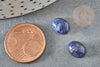 Blue lapis lazulis cabochon, oval cabochon, natural lapis lazulis, 10x8mm, stone cabochon, X1 G1720