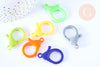 Colorful acrylic lobster clasp 35mm, quality clasp, XXL plastic clasp, unit G6630