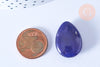Cuenta de gota de jade azul natural 25-18 mm, piedra de jade natural, joyería de piedra natural, unidad G8383