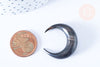 Pendentif Lune corne noire naturelle 37x8mm, pendentif lune en corne naturelle noire, création bijoux, l'unité - G6477-Gingerlily Perles