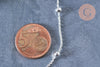 Bracelet satellite argent 925 massif 18cm, chaine en argent pour création bijoux, X1 G8337