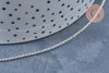 Very fine rollo mesh ankle chain in solid 925 silver 22.8cm, X1 G8063