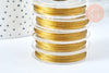 Fil câblé gainé acier inoxydable doré 0.6mm, fil gainé métal creation bijoux, Bobine de 10 mètres G6777-Gingerlily Perles