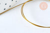 Fil câblé gainé acier inoxydable doré 0.6mm, fil gainé métal creation bijoux, Bobine de 10 mètres G6777-Gingerlily Perles
