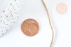 Cordon doré polyester 2mm, fabrication bijoux bijoux,ruban mariage,scrapbooking,le mètre, G6854-Gingerlily Perles