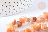 Bracelet élastique chips aventurine rouge naturelle 50mm, bracelet pierre naturelle energie lithothérapie, l'unité G7071-Gingerlily Perles