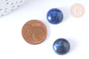Cabochon rond dôme Lapis Lazulis naturel 14mm, fabrication bijoux pierre naturelle,l'unité G7095-Gingerlily Perles