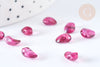 Perle goutte verre rouge foncé 8,5mm, perle cristal création bijoux, lot de 10 G7231-Gingerlily Perles
