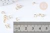 Anneaux ovales dorés 16K 2x3mm, anneaux fins ouverts doré création bijoux, 1 gramme, G1713-Gingerlily Perles