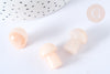 Piedra de masaje de setas de aventurina rosa natural litoterapia 20-21 mm, piedra de litoterapia, X1, G7547
