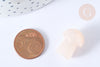 Piedra de masaje de setas de aventurina rosa natural litoterapia 20-21 mm, piedra de litoterapia, X1, G7547