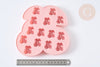 Moules en silicone rose CERISES 17.7cm, Moule pâtisserie en silicone bijoux avec inclusion en résine,l'unité G7728-Gingerlily Perles