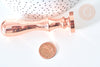Sceau en metal Vague laiton or rose cire à cacheter,personnalisation invitations DIY,25mm l'unité G7743-Gingerlily Perles
