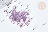 Cuentas de tubo púrpura metálico mate estilo Delica miyuki, tejido de cuentas de cuentas de semillas japonesas, bolsa de 8 g, X1 G7772