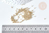Cuentas de tubo de oro claro mate estilo Delica miyuki, cuentas de semillas japonesas de oro mate, cuentas de tejido, bolsa de 8 g, X1 G7762