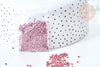 Cuentas de tubo de vidrio metálico rosa oscuro mate estilo Delica miyuki, cuentas de semillas japonesas mate, cuentas tejidas, bolsa de 8 g, X1 G7770