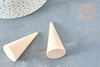 Light wooden cone 50mm, ring display, jewelry display for designer markets, X1 G8116