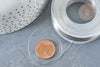 Alambre de acero inoxidable platino plateado de 0,3 mm, alambre metálico fino para la creación de joyas sin níquel, X 1 metro G8096