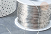 Silver platinum stainless steel wire 0.5mm, fine metallic wire for nickel-free jewelry creation, X 1Meter G8195