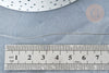 Alambre de acero inoxidable platino plateado de 0,5 mm, alambre metálico fino para la creación de joyas sin níquel, X 1 metro G8195