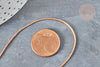 Cordón de cobre metálico trenzado cobre poliéster 1mm, cordón metalizado para joyería, X 1 metro G8171