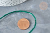 Corde de jute teintée vert 2mm, cordon pour bijoux, cordon scrapbooking, les 5 mètres G8098