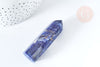 Sodalite tip 70-80mm, natural stone lithotherapy session, piece G8413 