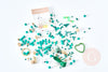 Kit de mezcla de perlas verdes Matcha Time, cajas y kits para crear bisutería DIY, el kit, G8345