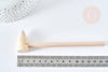 Natural wood jewelry mallet 152-157mm, jewelry creation tools, jewelry tool, set of 2 G8155