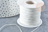 Off-white Polyester cord 0.5mm, round cord for micro macramé jewelry creation, X 1Meters G8305
