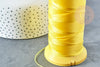 Yellow nylon thread 0.8mm, embroidery thread, sewing thread, scrapbooking, lot of 10 meters-G8313