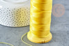 Yellow nylon thread 0.8mm, embroidery thread, sewing thread, scrapbooking, lot of 10 meters-G8313