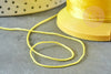 Yellow nylon thread 0.8mm, embroidery thread, sewing thread, scrapbooking, lot of 10 meters-G8313