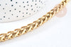 Very large 304 stainless steel mesh bracelet, 14k-20mm, gold stainless steel bracelet creation, nickel-free, unit G8711 