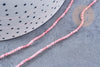 Strawberry quartz round beads 2mm, natural stone, 38cm wire, X1 G8699 