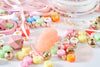 Kit mix de perles pastel Ete sucré, Coffrets et kits pour la création de bijoux fantaisie DIY, la pochette G8165